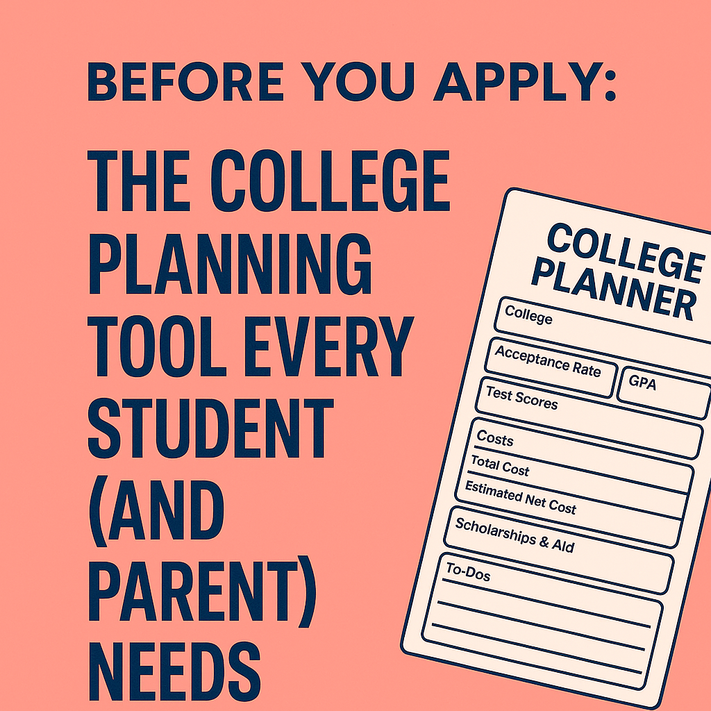 The College Planning Tool EVERY Student & Parent Needs