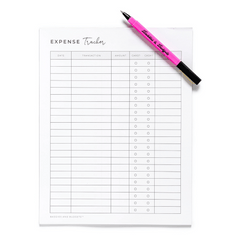 The Expense Tracking Notepad